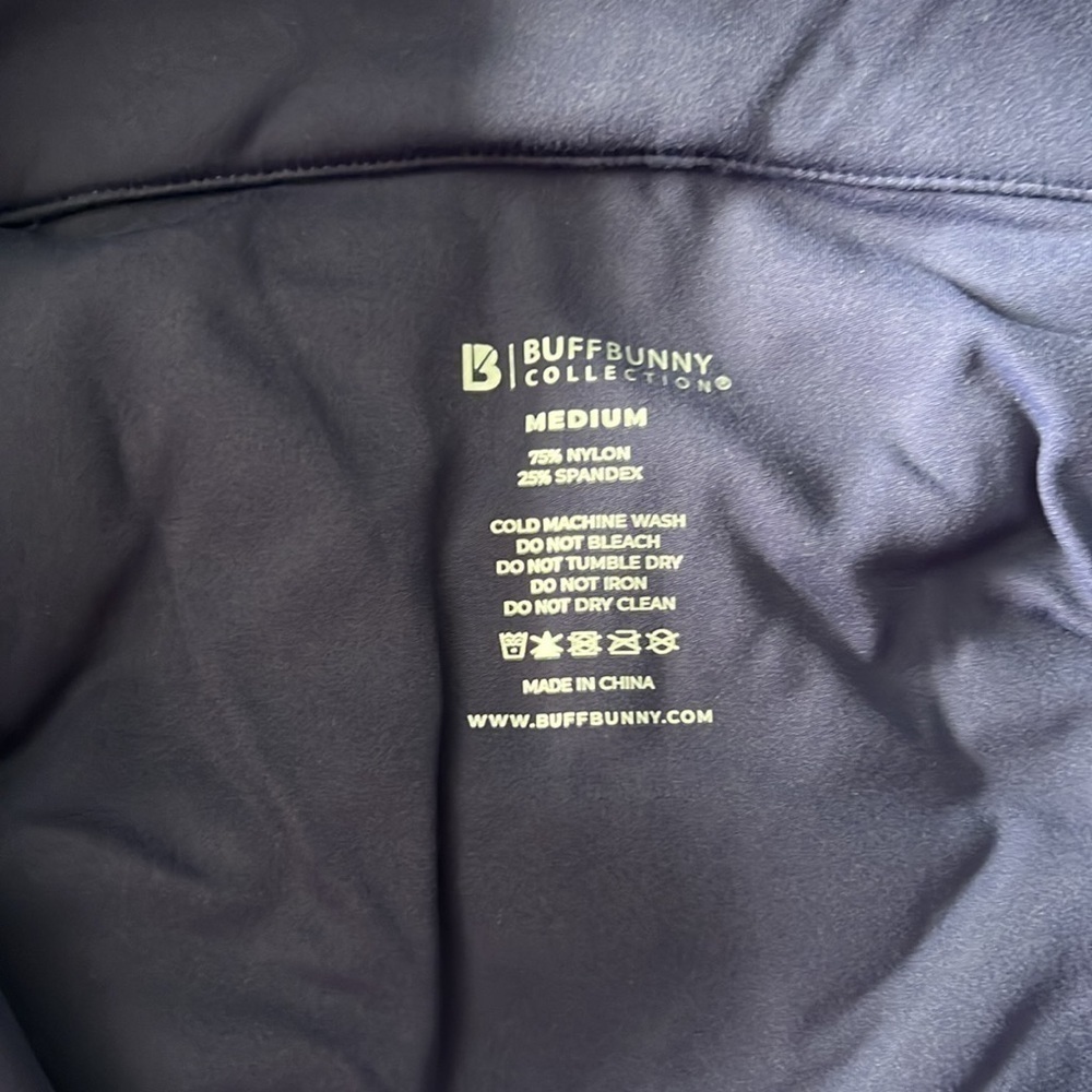 Buffbunny Phantom Jacket Nebula Navy Blue Medium athletic jacket long sleeve - Picture 8 of 14